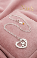 Collar Niño Corazón de Plata