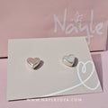 Aretes Corazón de Plata