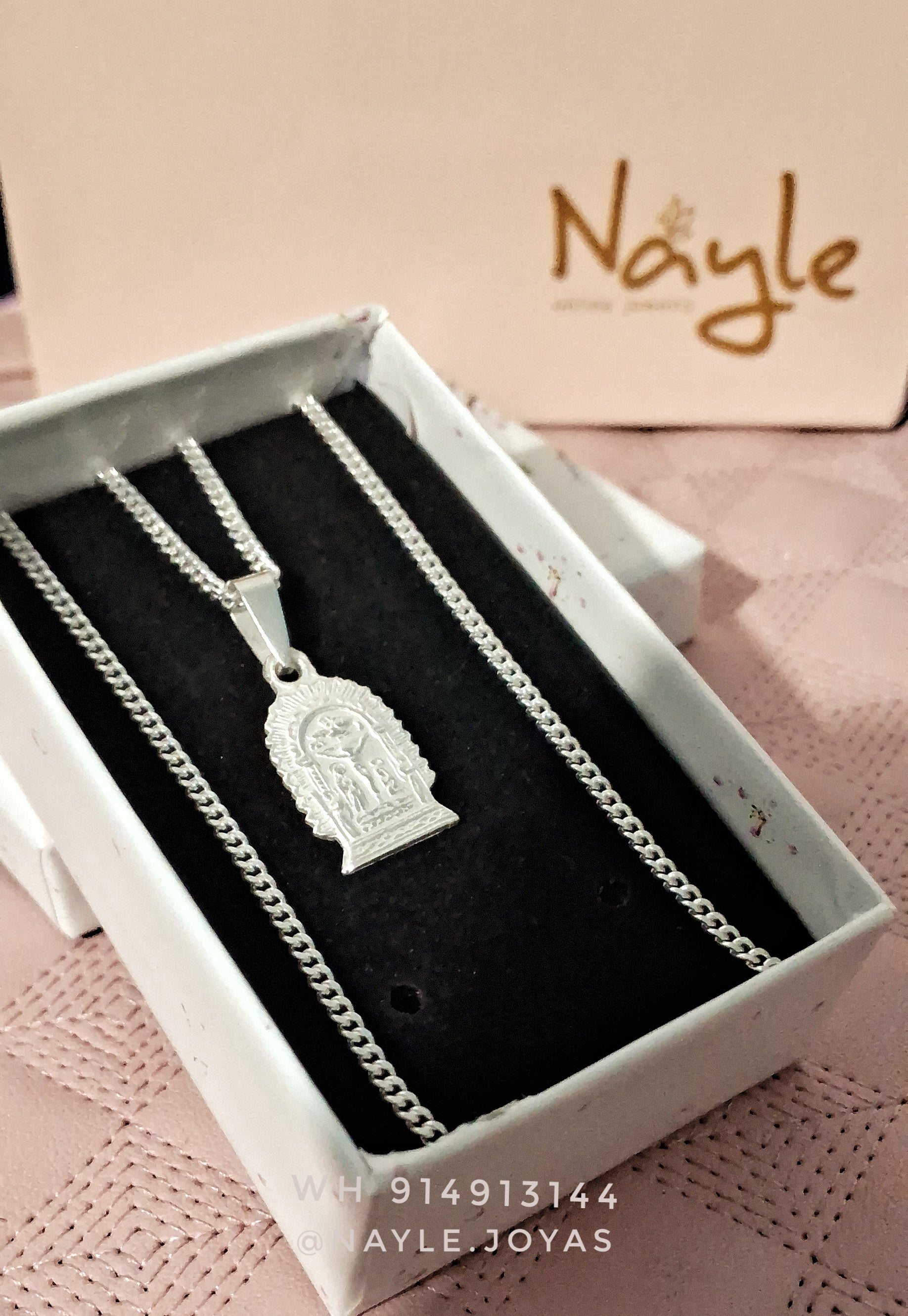 Collar Sr de Los Milagros Plata