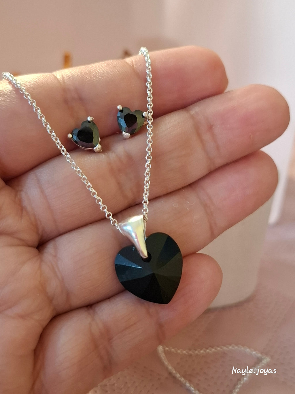 Set Corazón Black