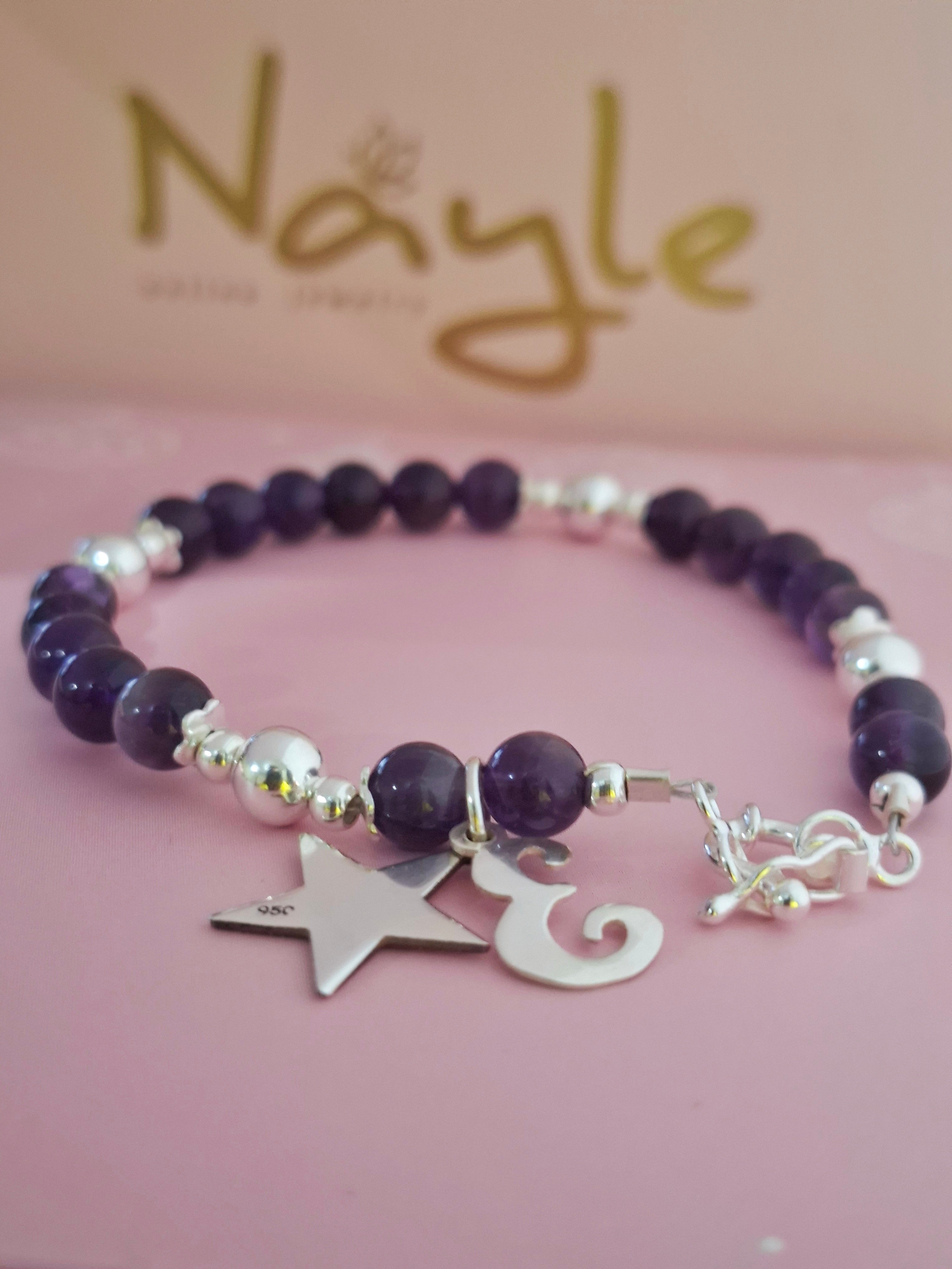 Pulsera Amatista Personalizada