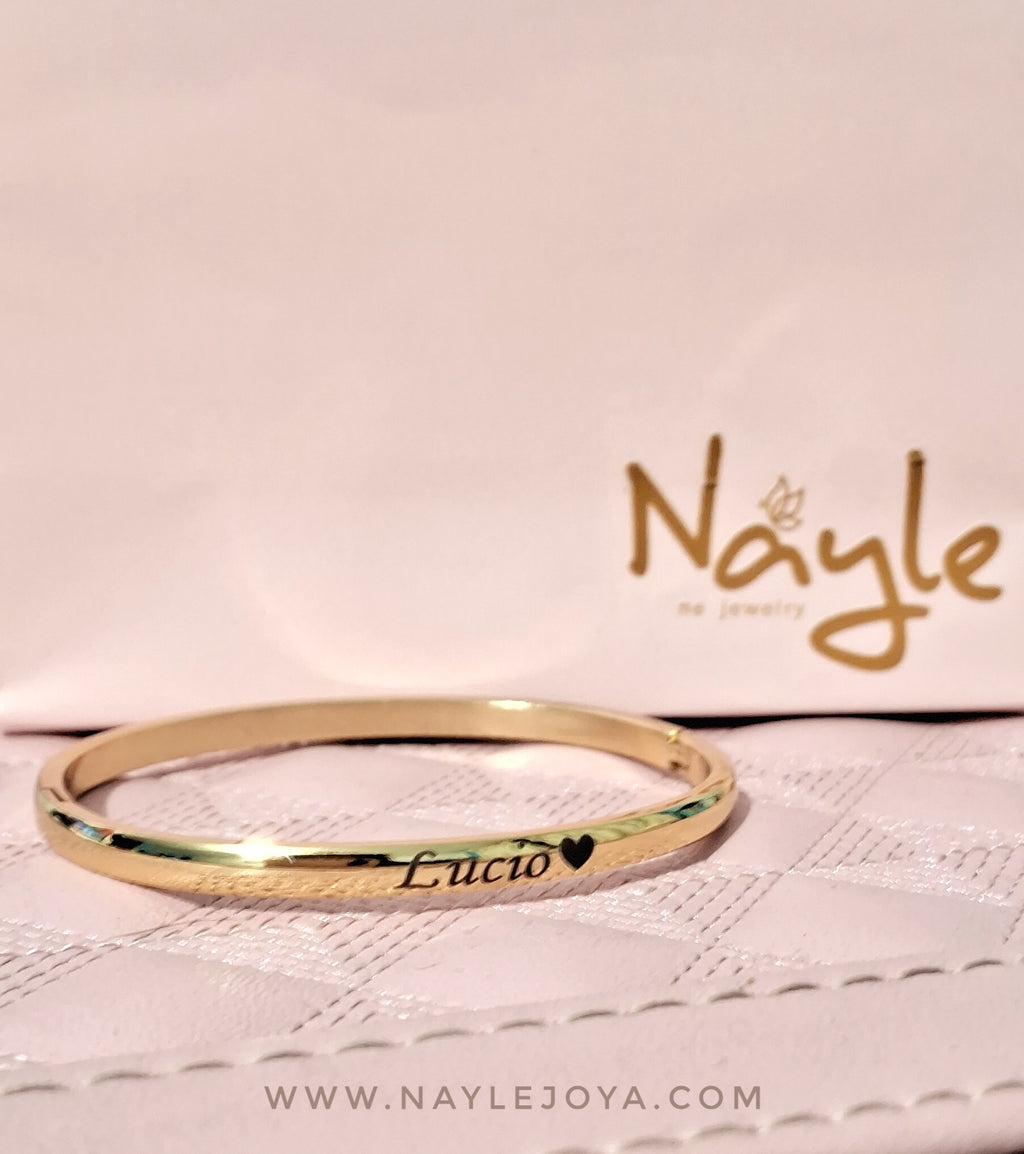Pulsera Dorada Personalizada