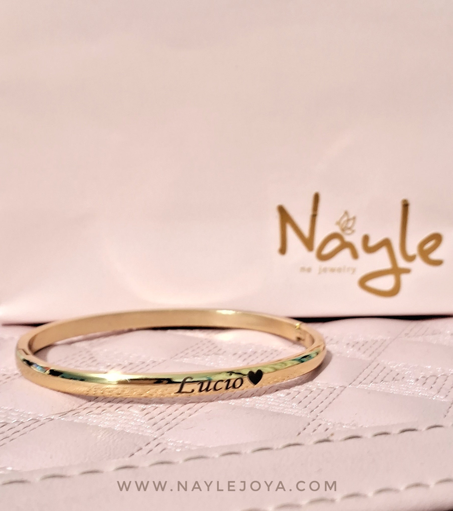 Pulsera Dorada Personalizada
