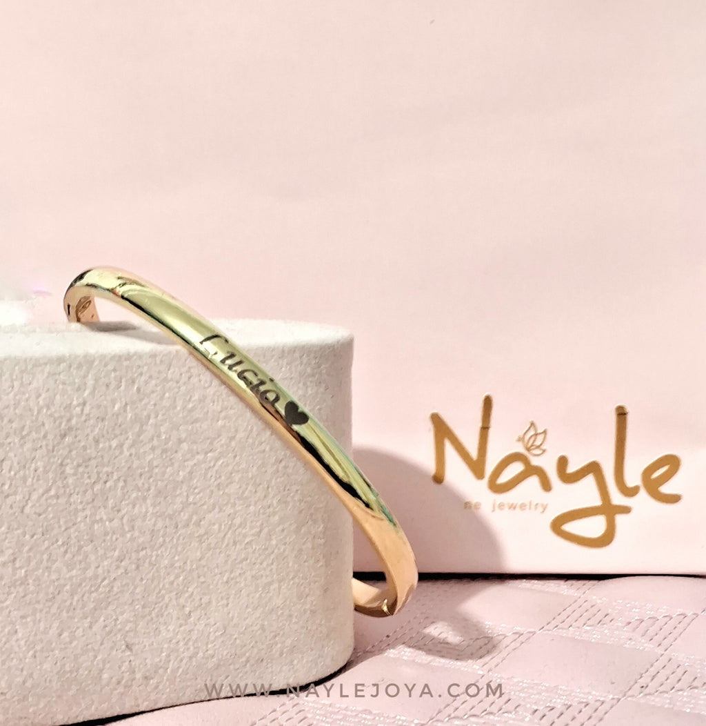 Pulsera Dorada Personalizada